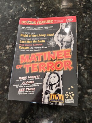 Matinee Of Terror: Night of the Living Dead & Last Man on Earth DVD 2 Movies NEW