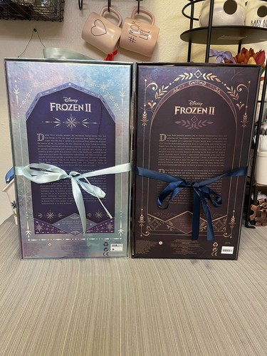 Disney Store Frozen II Queen Anna and Elsa Limited Edition Dolls.