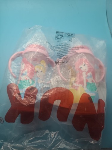 NUK Active Sippy Cups Disney Princess 10 oz 2 Bottles w/2 Handle Lid (12Month+)