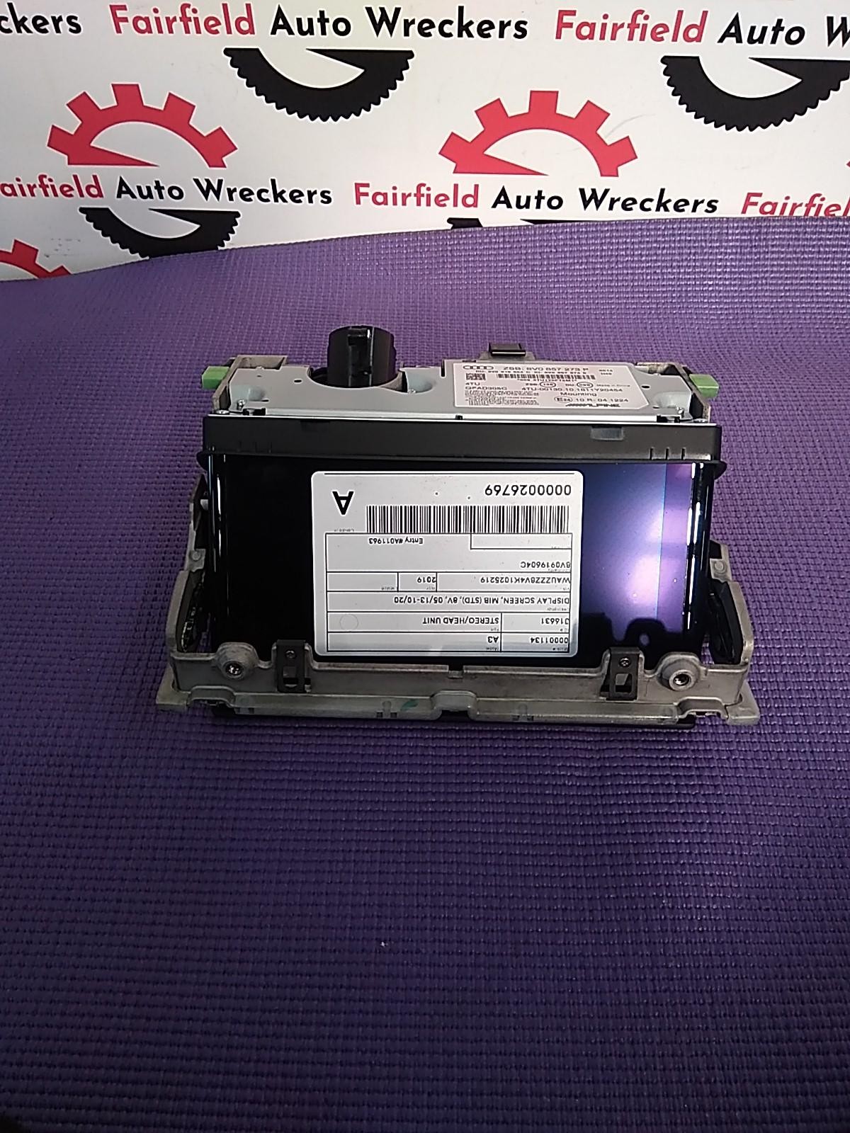 AUDI A3 2013-2020 STEREO/HEAD UNIT MMI CONTROLS, W/ MIB STANDARD, W/ START BUTTO - thumbnail 2