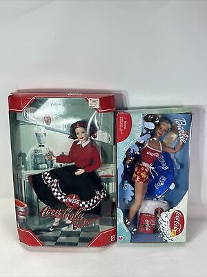 1999 Coca- Cola Barbies. New In Unopened Boxes. Collector Edition Lot Of 2
