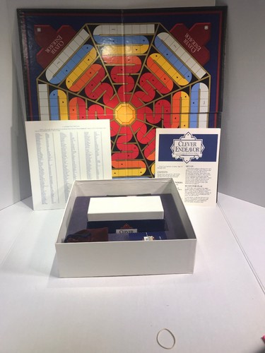 Clever Endeavor Master Game Deluxe Edition Board Game MindGames Complete MINT
