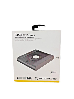 Scosche BaseLynx Watch Magnetic Charger for Apple Watch (All Series) - Black