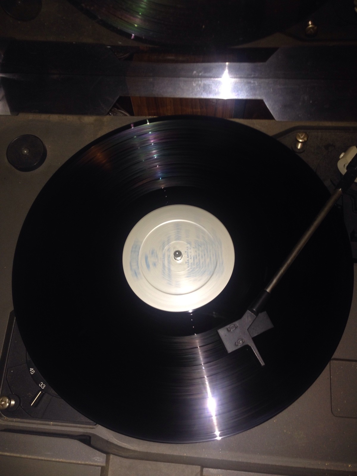 vintage  yorx am-fm stereo double cassette receiver/ record player model m2677