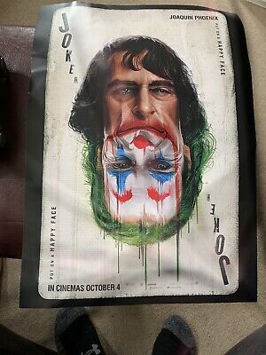 Joker Cinema A3 Poster Joaquin Phoenix 2019 - Original Joker Film Launch Poster