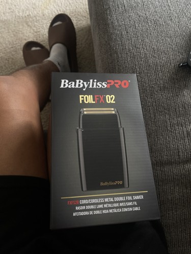 新品未使用 BaByliss Pro FOILFX02 Cordlessブラック BaByliss PRO FOILFX02 Cordless Double Foil Shaver - Metal