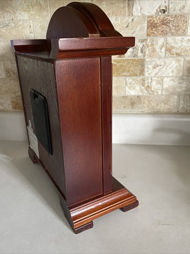 Tempus Fugit Westminster chime Pearl  Mantel Table Clock