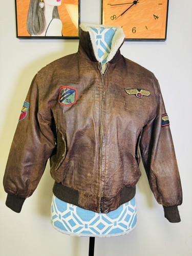 Vintage Flight Jacket Climate Control Rare Coat size Medium