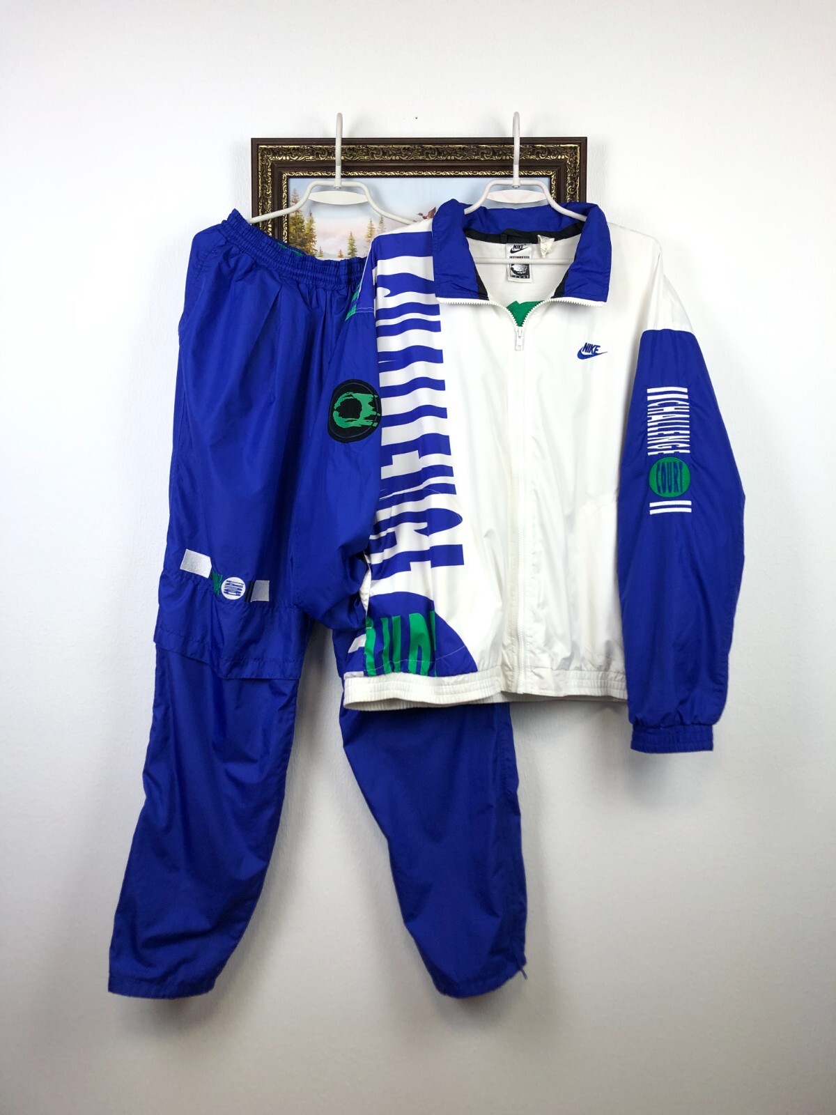Vintage 90's Nike Challenge Court Andre Agassi Suit Jacket Vintage 90's Nike Challenge Court Andre Agassi Suit Jacket