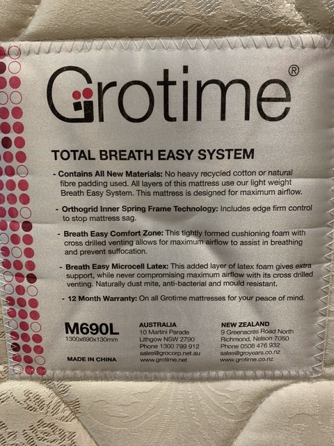 grotime breathe easy mattress