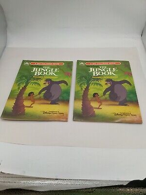 Vintage Coloring Book The Jungle Book 1990 Qty 2