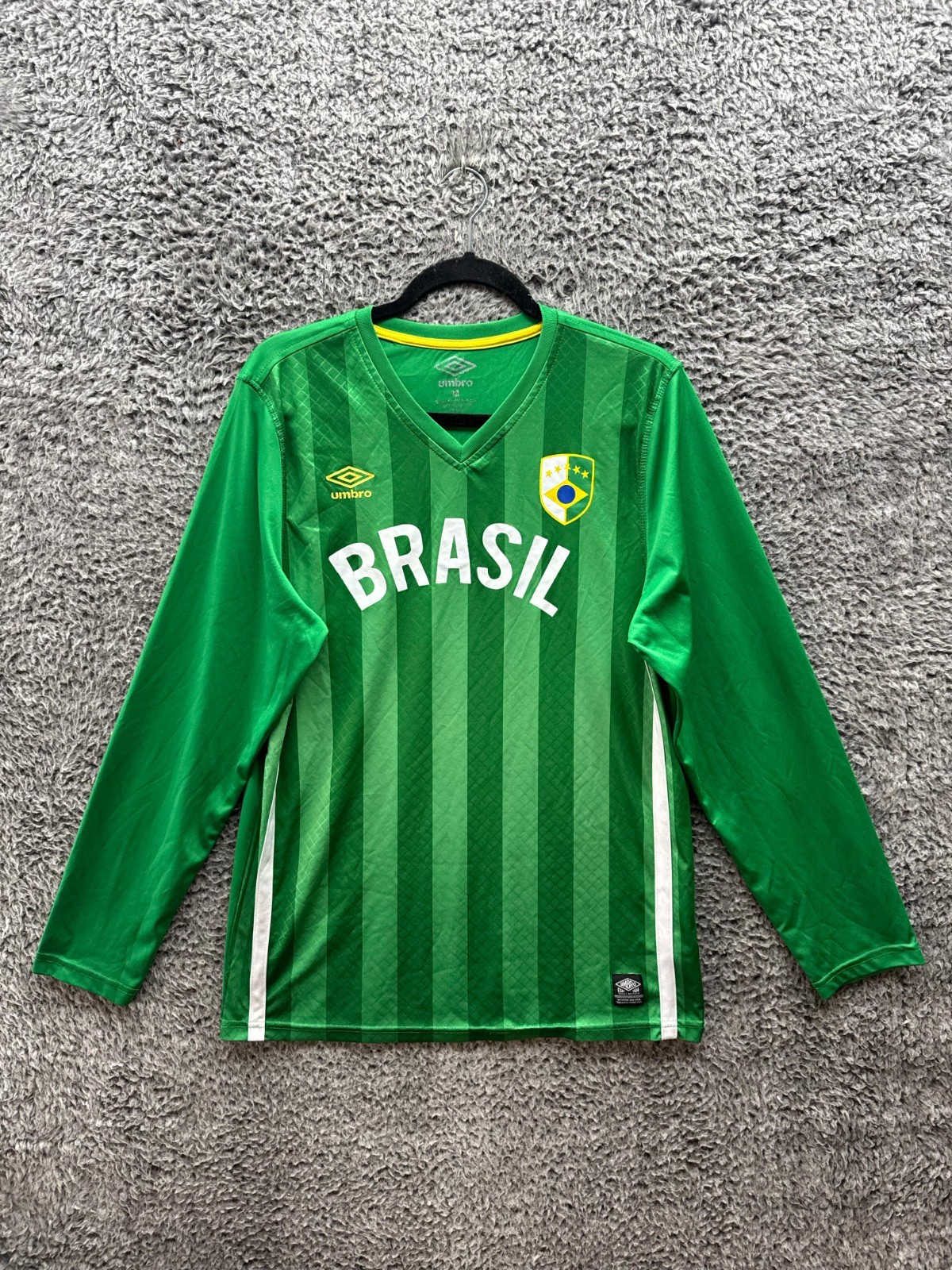 Umbro Brazil National Team Soccer Long Sleeve Training Jersey