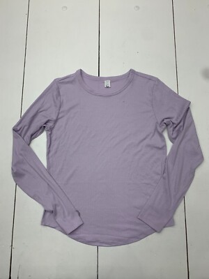 Old Navy Womens Light Purple Long Sleeve Shirt Size Large