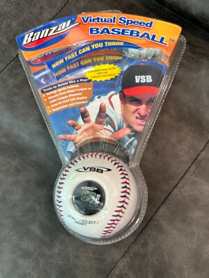 New Banzai Virtual Speed Baseball Toyquest New Electronic Baseball VSB How Fast?