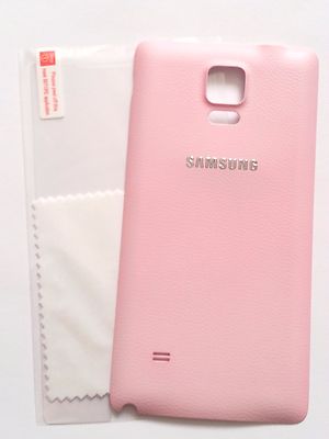 OEM Samsung Galaxy Note 4 N910 Battery Back Cover W/NFC + S/P~PINK  All Carriers