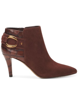

VINCE CAMUTO Женские коричневые крокодиловые ботильоны Selmente Minmond Stiletto 6,5 M, Коричневый, VC-SELMENTE
