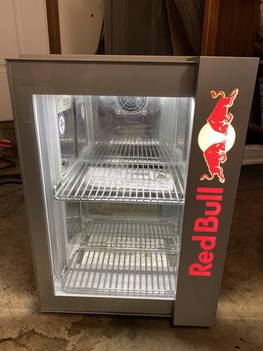 red bull mini fridge cooler