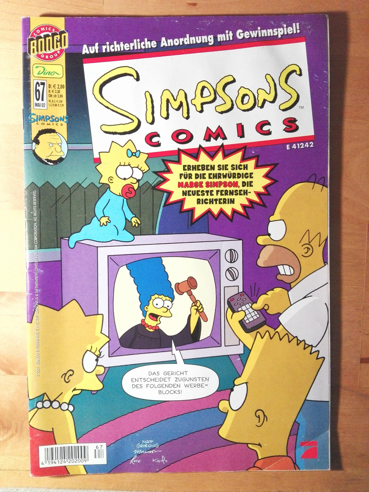 シンプソンズ　コミック　創刊号　6枚セット　Simpsons Comics シンプソンズ コミック 創刊号 6枚セット Simpsons Comics 漫画