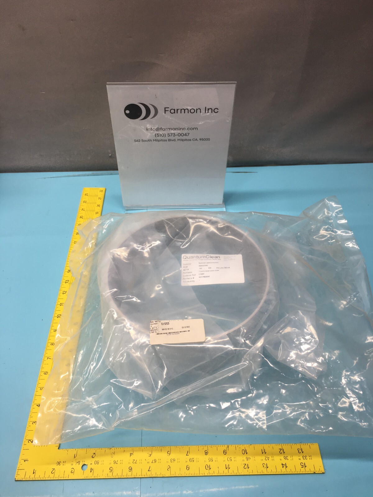 LAM 810-56902R Throttle Valve Lower Liner, AMAT, 136858