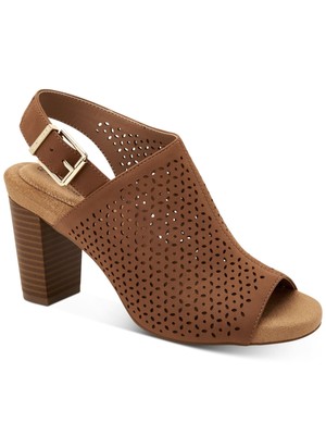 

GIANI BERNINI Женские коричневые туфли на платформе 0,5 дюйма Jabril Almond Toe Shootie, Коричневый, 10009257600