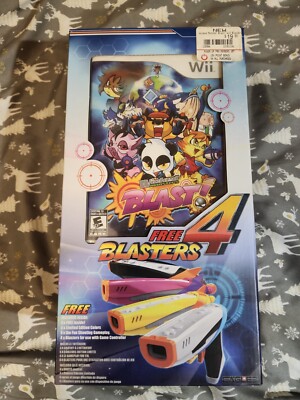 Wicked Monsters Blast! 4 Blasters Edition (Nintendo Wii) Brand New! NEAR MINT!