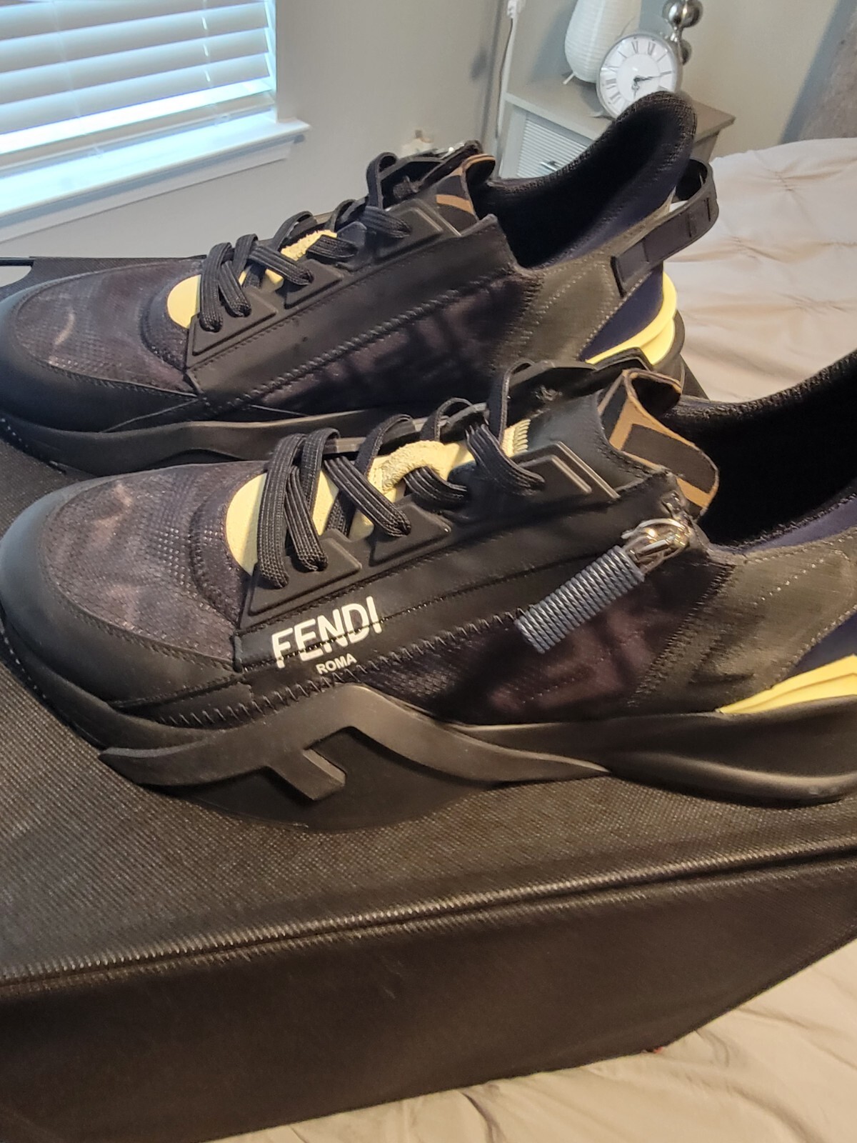 Fendi Flow Pieced Logo Sneakers 8 Uk (9 Us) Multi | eBay Fendi Flow Pieced Logo Sneakers 8 Uk (9 Us) Multi | eBay