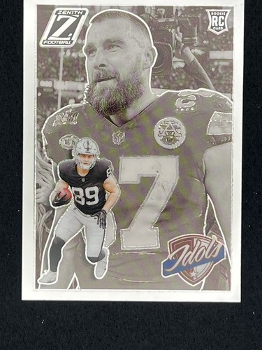 2024 Panini Zenith #7 Brock Bowers / Travis Kelce Idols