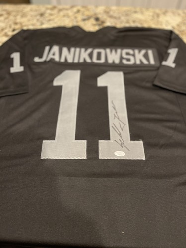 Oakland RAIDERS Sebastian Janikowski #11 SIGNED STITCHED