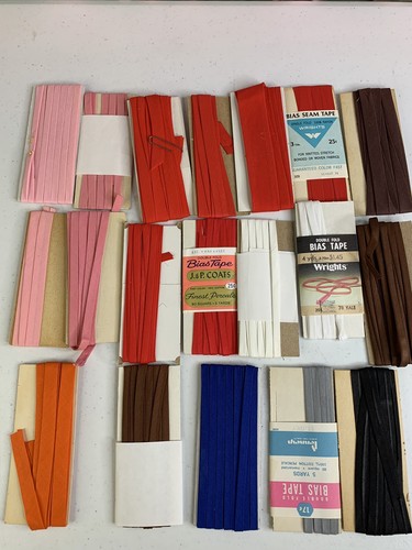 Vintage Bias Tape Bookmarks