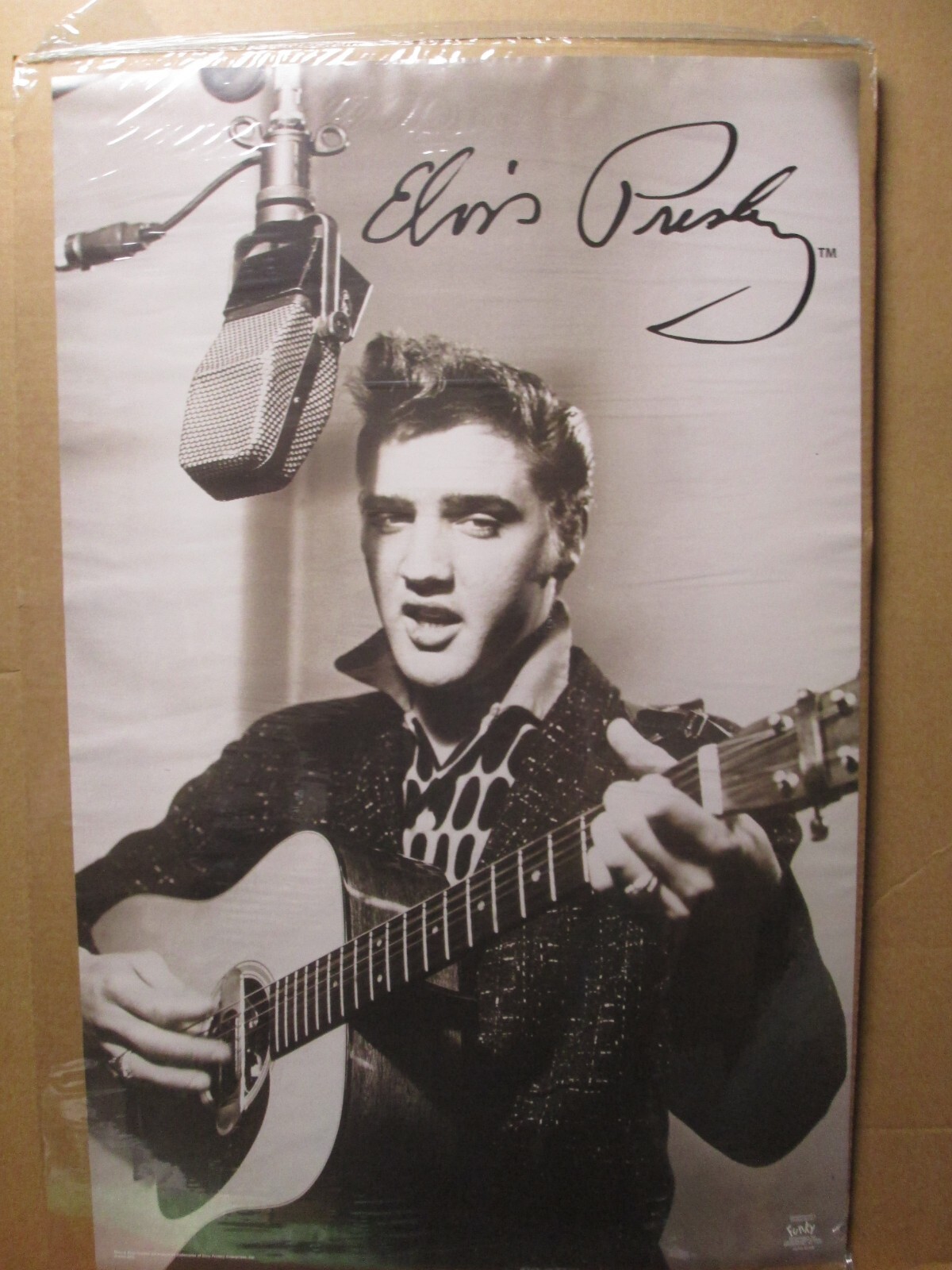 Vintage Elvis Presley original music artist poster 2004