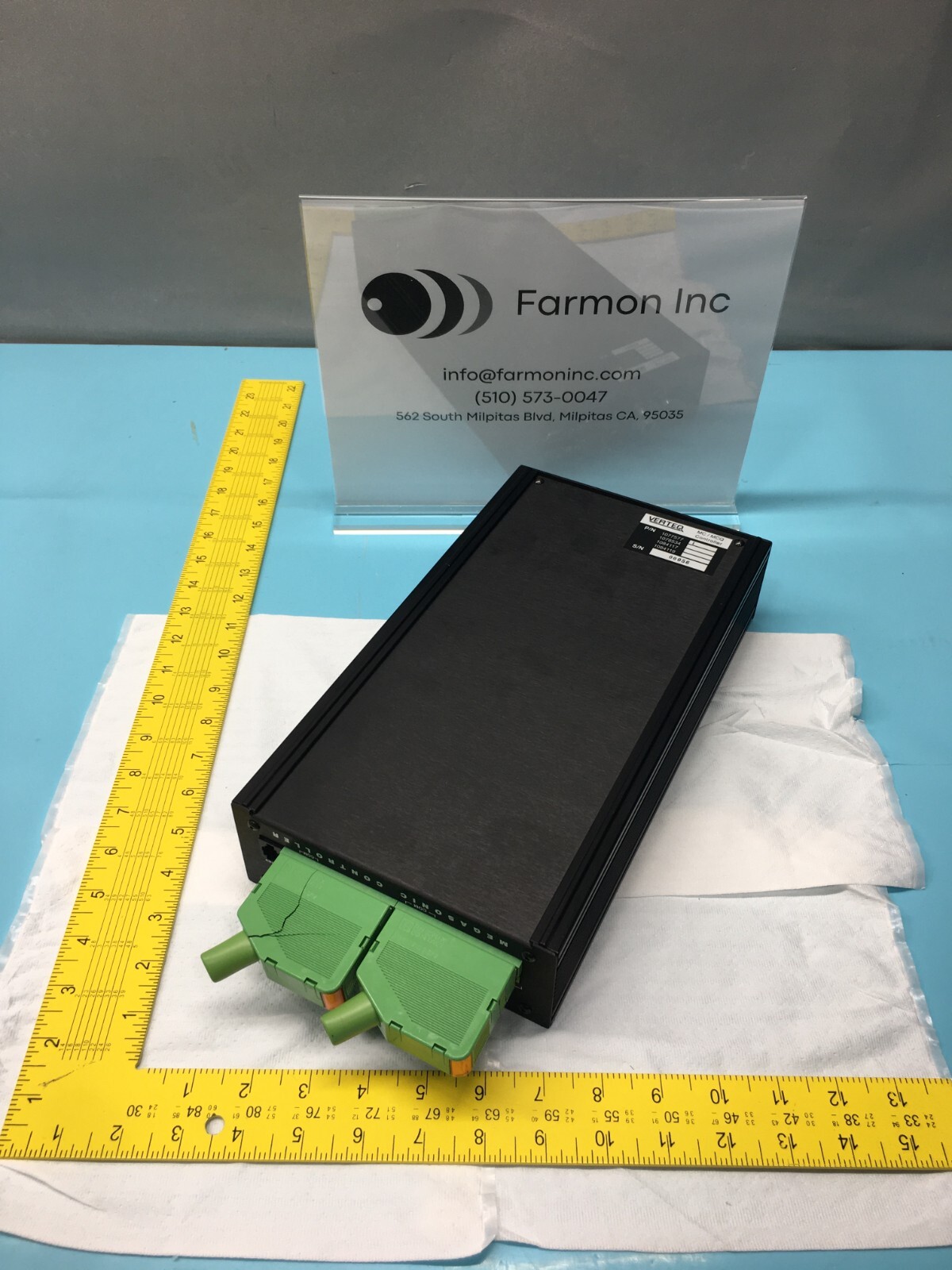 VERTEQ MC-001-06 Megasonic Controller, 1078066.1 R01, 1077577.1, 124441