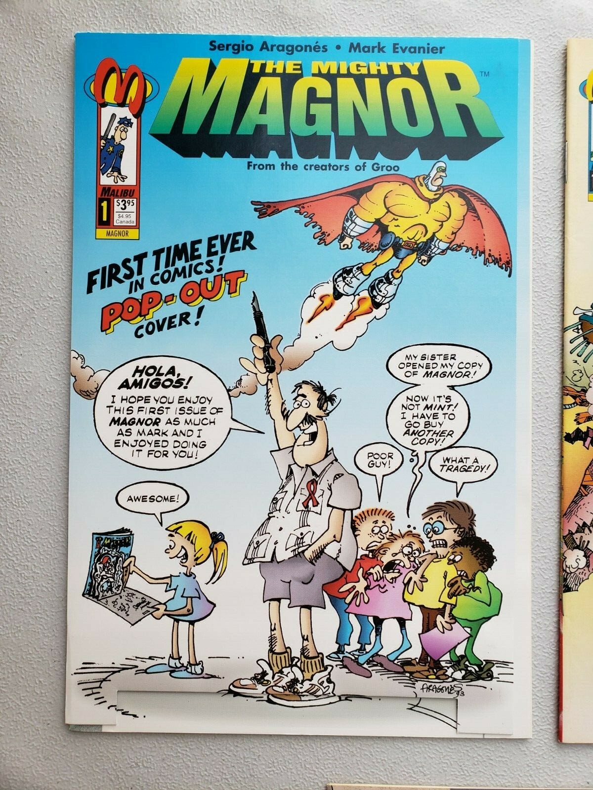 Sergio Aragones The Mighty Magnor #1-6 1 2 3 4 5 6 & #1 Variant Malibu Comics