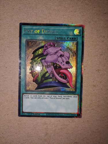 Yu-Gi-Oh! TCG Pot of Desires Toon Chaos TOCH-EN057 1st