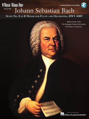 JS Bach Suite No 2 Flute & Orchestra B Minor Sheet Music Minus One Book Audio