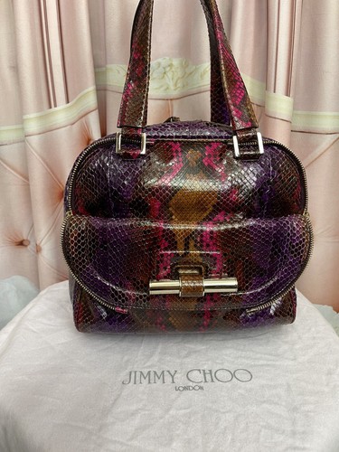 Jimmy Choo ストライプパーティーバッグ Jimmy Choo ストライプパーティーバッグ