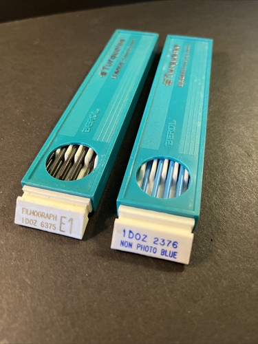 Berol Drawing Leads 2 Packages Turquoise Eagle 6375 & 2376