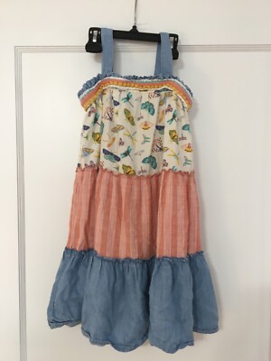 Matilda Jane Girls Lets Go Together Love Bug Butterfly Dress, Size 6