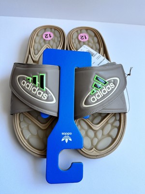 Купить adidas originals reptossage brown slides mens sandal  display picture 1