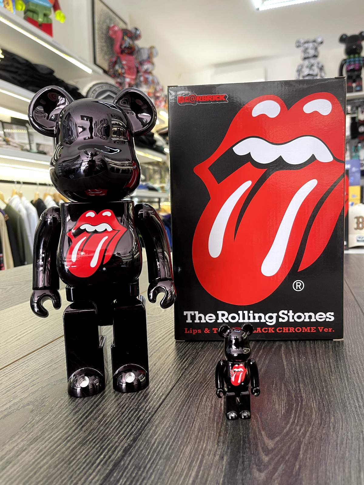 特別セーフ Medicom Toy chromo tongue and Lips Stones Rolling Bearbrick その他