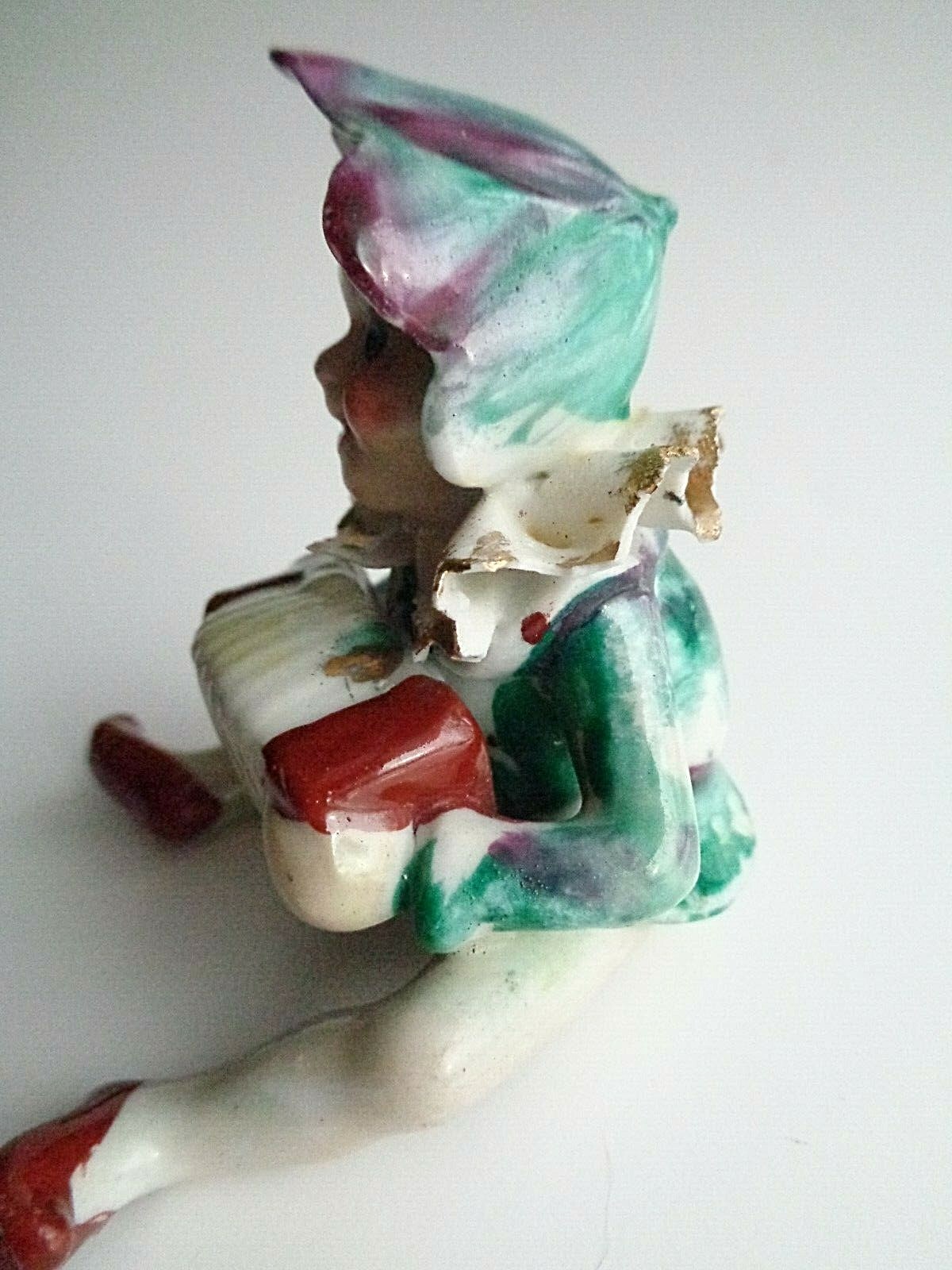 Vintage Elf/Pixie with Accordian Occupied Japan Note Flaw