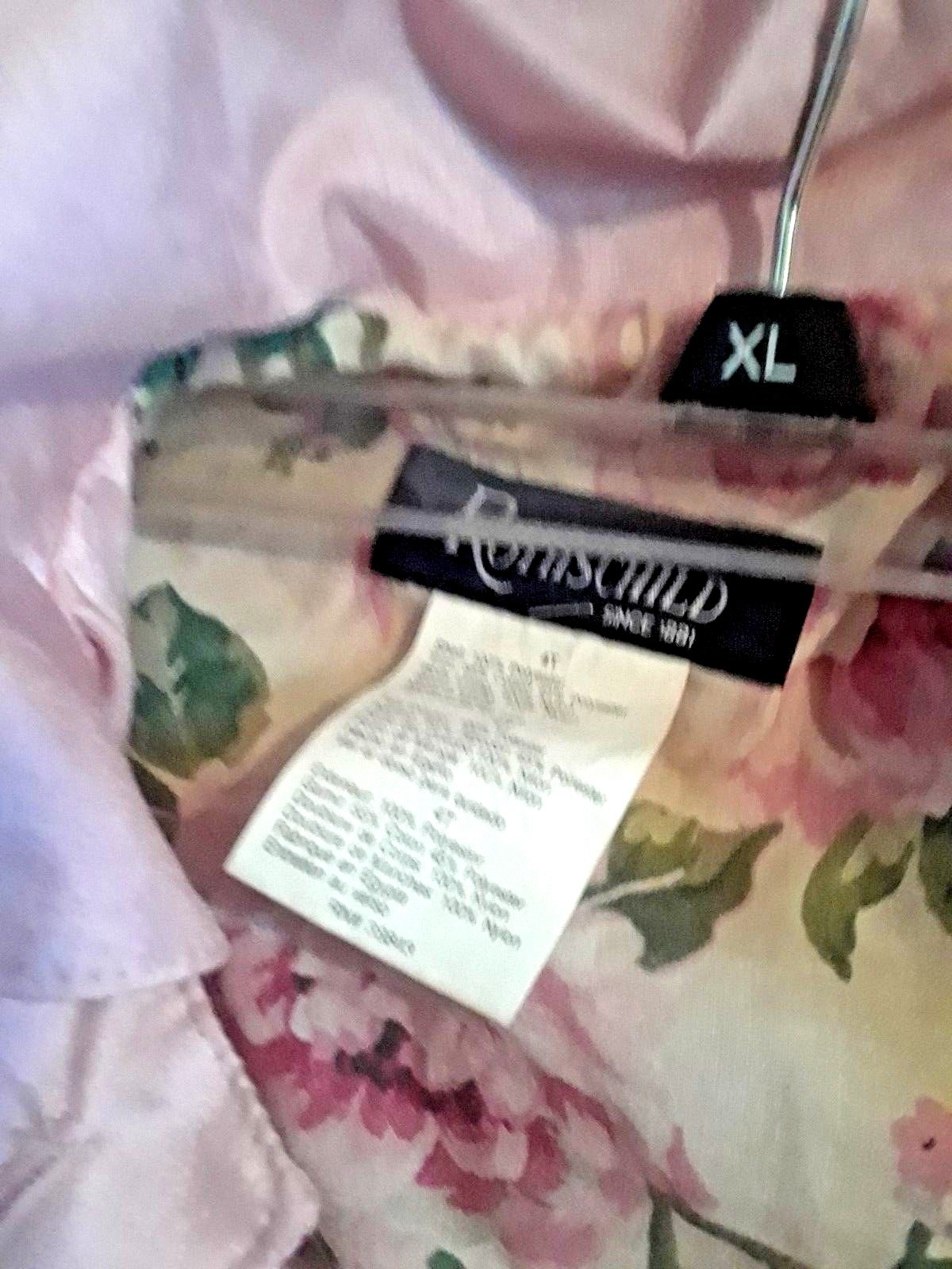 Girl's ROTHSCHILD Size 4T Pink Coat Jacket w/ Detachable Floral Lined Hood