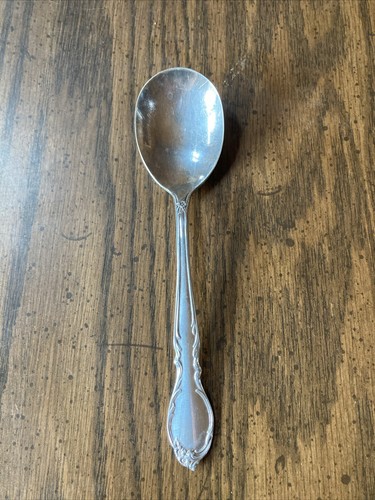 Wm Rogers Mfg Co Extra Plate “Original Rogers” Pattern 5 1/4 In. Soup Spoon