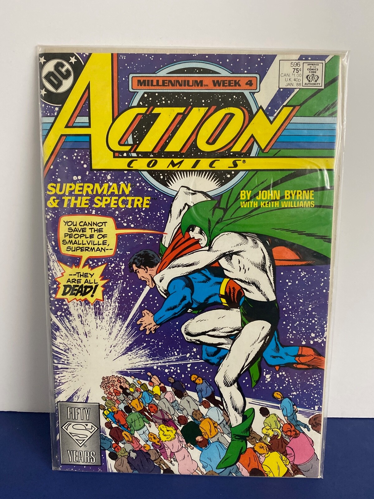 COMIC Millennium Week 4 Action Comics No. 596 - BIN A | eBay