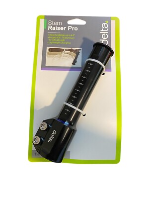 Delta Stem Raiser PRO Black 1-1/8'' Diameter A-Head Stem Handlebar Riser up 4.6''