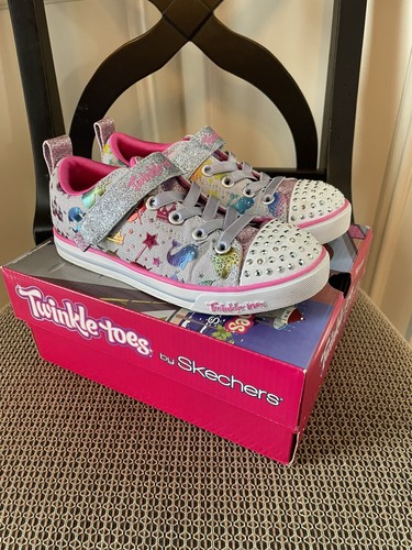 ラッキー SKECHERS Girls Princess Land Size 13 Twinkle Toes Sparkle