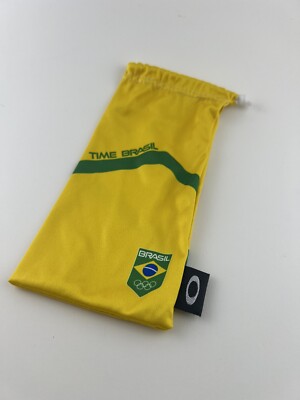 Oakley Radar EV Team Brazil Yellow Green Soft Microfiber Bag Only Olympics Rio