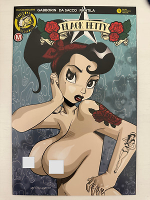 Black Betty #1 - Dan Mendoza Risque Variant - Action Lab Comics