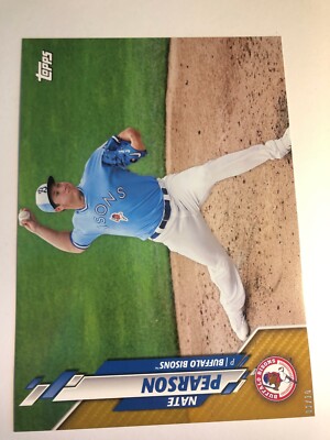 2020 Topps Pro Debut Jumbo 5x7 Nate Pearson Bisons PD58 01/10