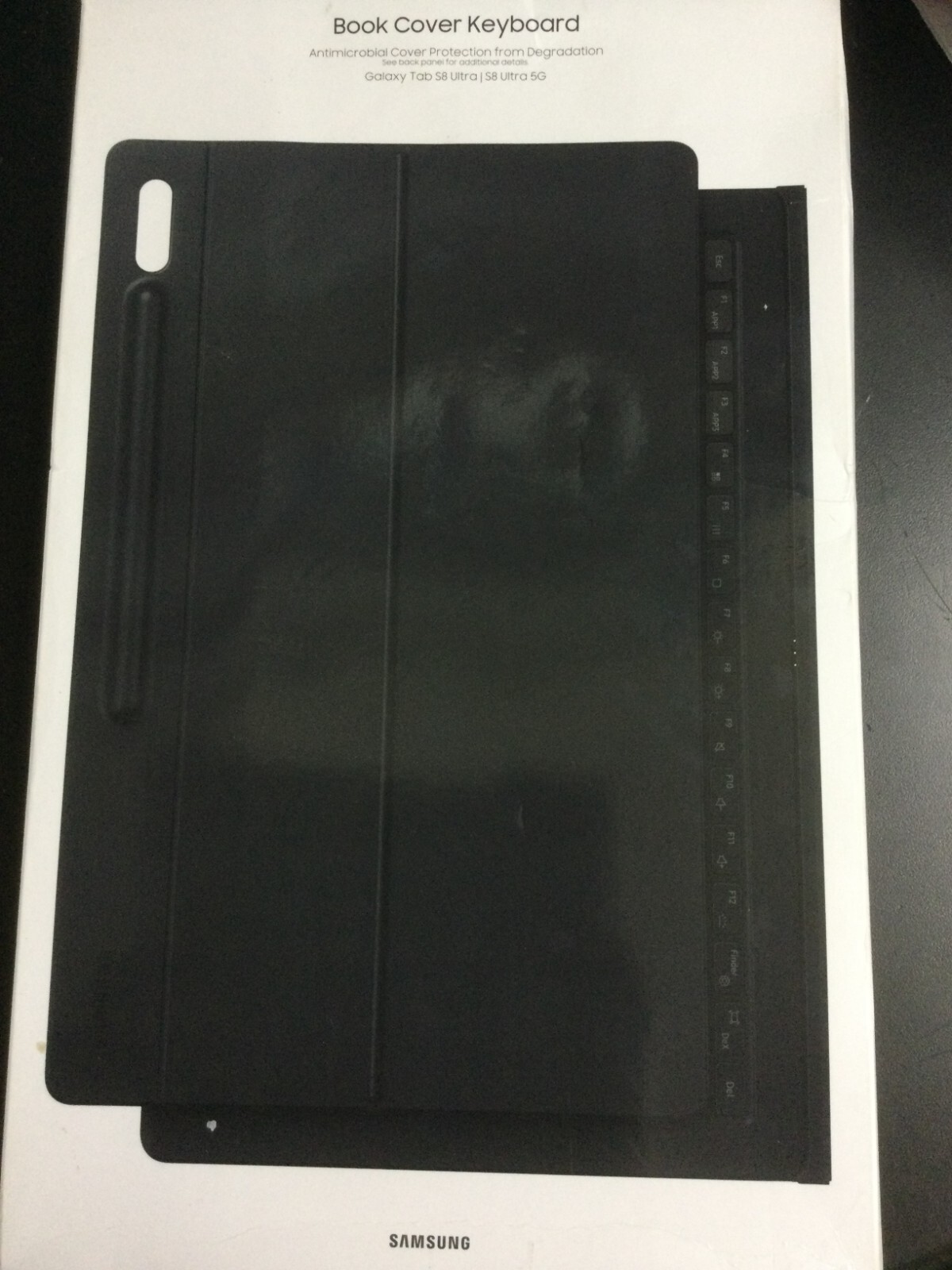 Samsung Galaxy Tab S8 Ultra Book Cover Keyboard, Black, EF