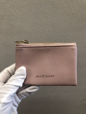 Jill Stuart Light Pink Coin Purse Leather Wallet Card Holder